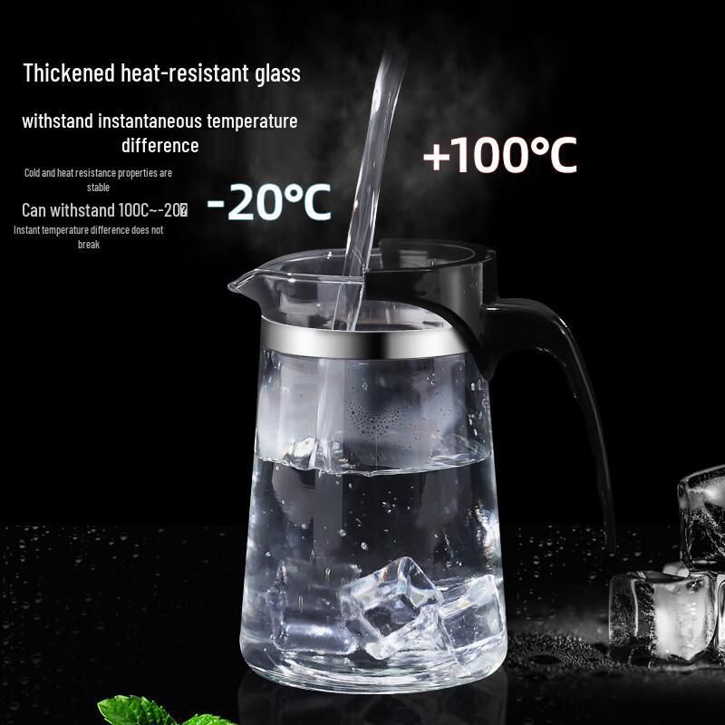 Ran Ye 1000ml Press-Type Glass Tea Maker