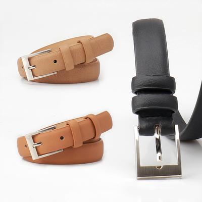 Belt Women'S Fashion Alloy Pin Buckle Women'S Belt Simple Casual Decoration Jeans Belt