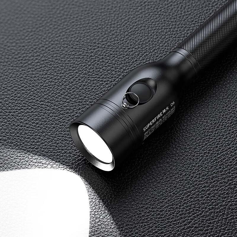 SupFire D6 Explosion-Proof Rechargeable LED Flashlight