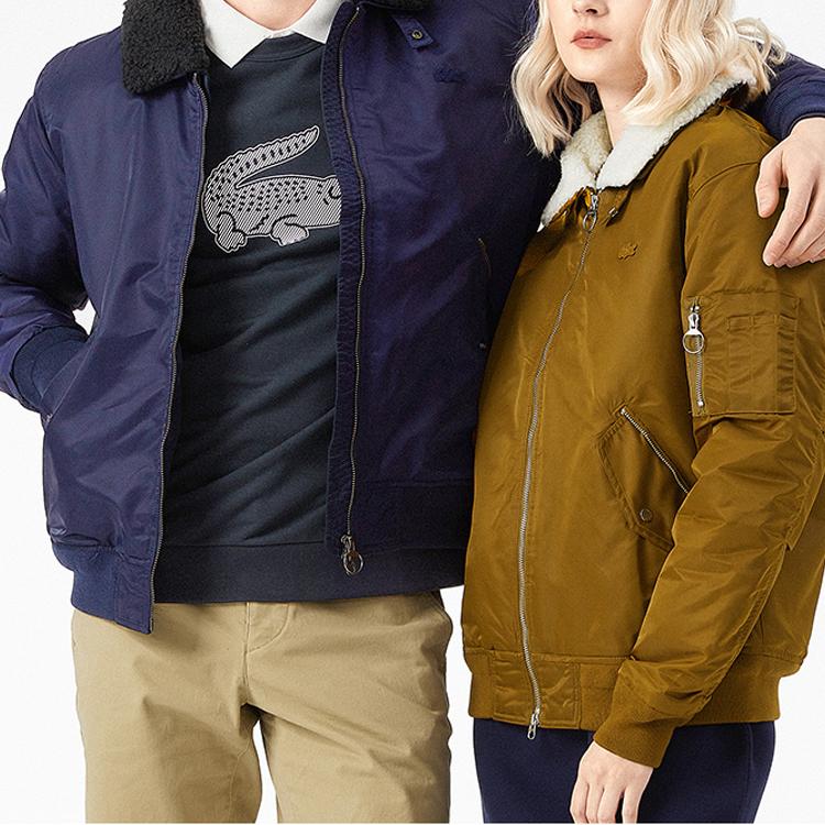 LACOSTE Puffer Jacket Unisex Brown BH8405-3MS