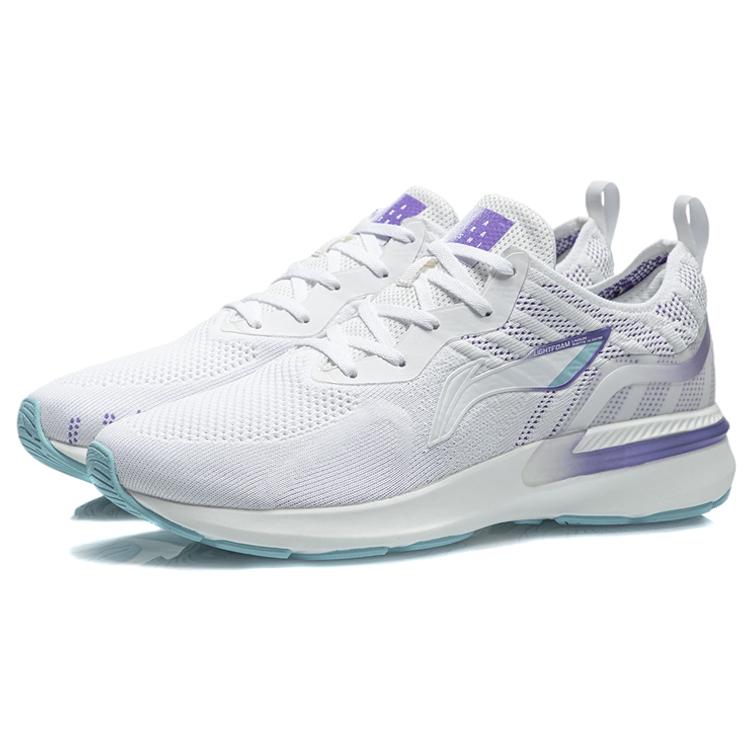 Li Ning Fabric Cushioning Slip Resistant Abrasion Resistant Breathable Lightweight Low Top Running Shoes Men's ARHR131-2