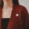Crown Princess Chick Brooch, Artistic and Cute Chicken, Little Fat Chicken, Collar Pin, Fashionable Button Pin, Collar Accessory