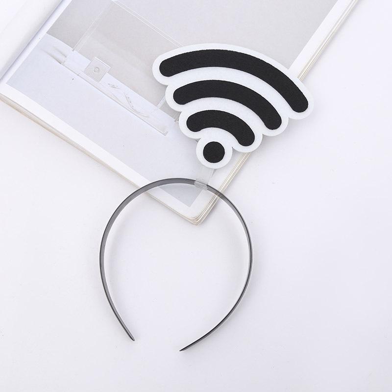 Diadema Creativa de Festival de Dibujos Animados: Diseño divertido de signo de interrogación y exclamación