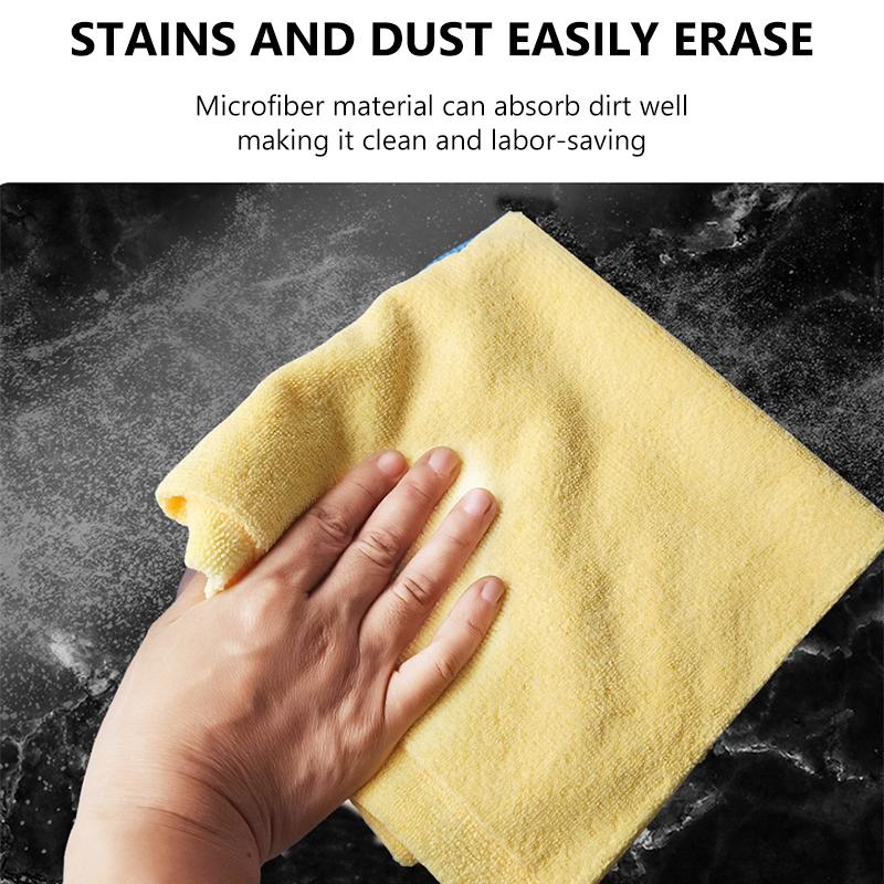 SEAMETAL 40x40cm Edgeless Microfiber Towel Super Soft Car Washing Towel Super Absorbent Auto Drying Cloth Cleaning Rag