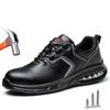 Air Cushion Men's Safety Shoes Steel Toe Sneakers Stab-Proof Anti-smash Men Work Safety Boots Man Work Shoes