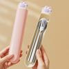 Portable Stainless Steel Cutlery Set Cute Travel Tableware Set  for Camping Work School