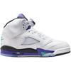 Air Jordan 5 Retro GS Grape 2025 Dětské tenisky Bílá Nová-Smaragdová Hroznová-Ledová HQ7980-100