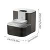 4.5L Wireless Cat Water Fountain No Filter Wastewater Separation Smart Pet Waterer Rechargeable Automatic Water Dispenser
