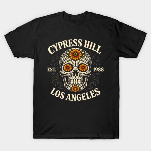 Cypress Hill Est. 1988 Los Angeles Hip Hop Muziek Suikerschedel Fan T-shirt