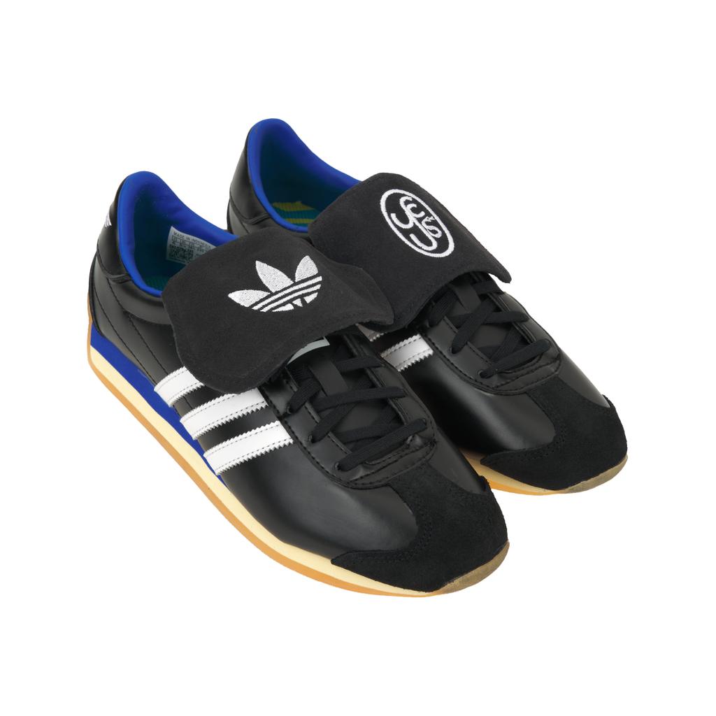 YESEYESEE X Adidas Country OG Black Blue Unisex Sneakers Core-Black Cloud-White JR2599