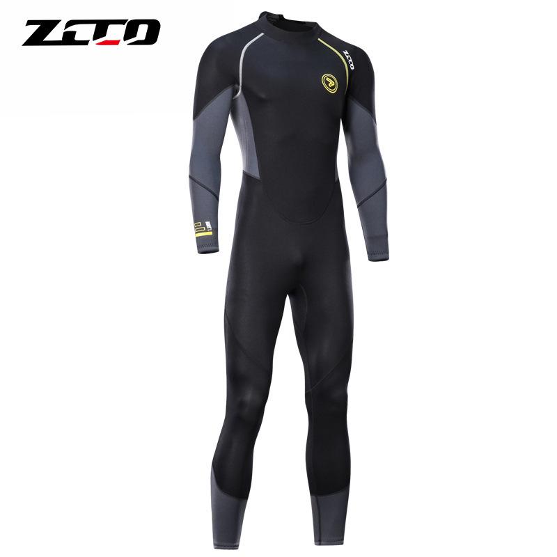 ZCCO Men's 1.5mm Wetsuit: Sun-Protection Surf & Snorkel Suit for Winter Warmth and Jellyfish Defense
