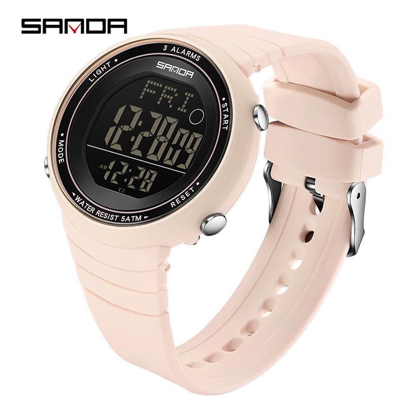 

Sanda Junior Sports Watch: Large Dial, Waterproof, Luminous, Multifunctional for Students