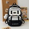 High Value, Fresh, Sweet and Cute Contrasting Color Splicing Backpack, Lightweight Backpack for Junior High School Students