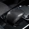 Für Mercedes-Benz A-Klasse W177 CLA C118 2019-2022 Auto Schaltknauf Abdeckung Zierleiste Zubehör Carbonfaser-Look