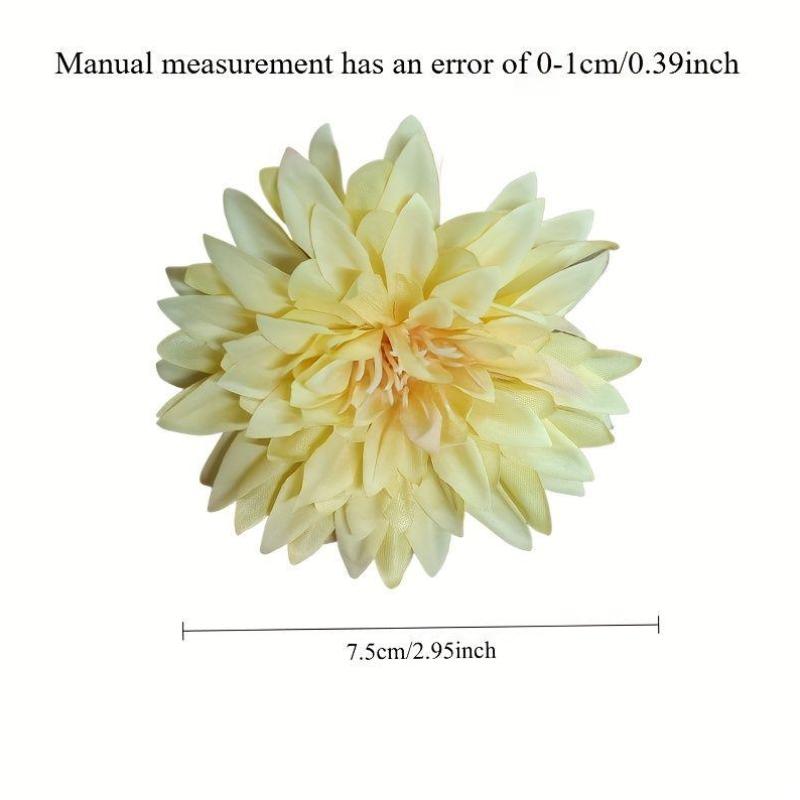 12pcs, Colorful Simulated Chrysanthemum with Flower Core and Chrysanthemum Head DIY Home Decoration | DIY Headwear Accessories.