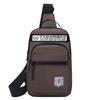 Breast bag men's high-end new single shoulder satchel casual fashion Oxford cloth chest bag outdoor sports lightweight backpack