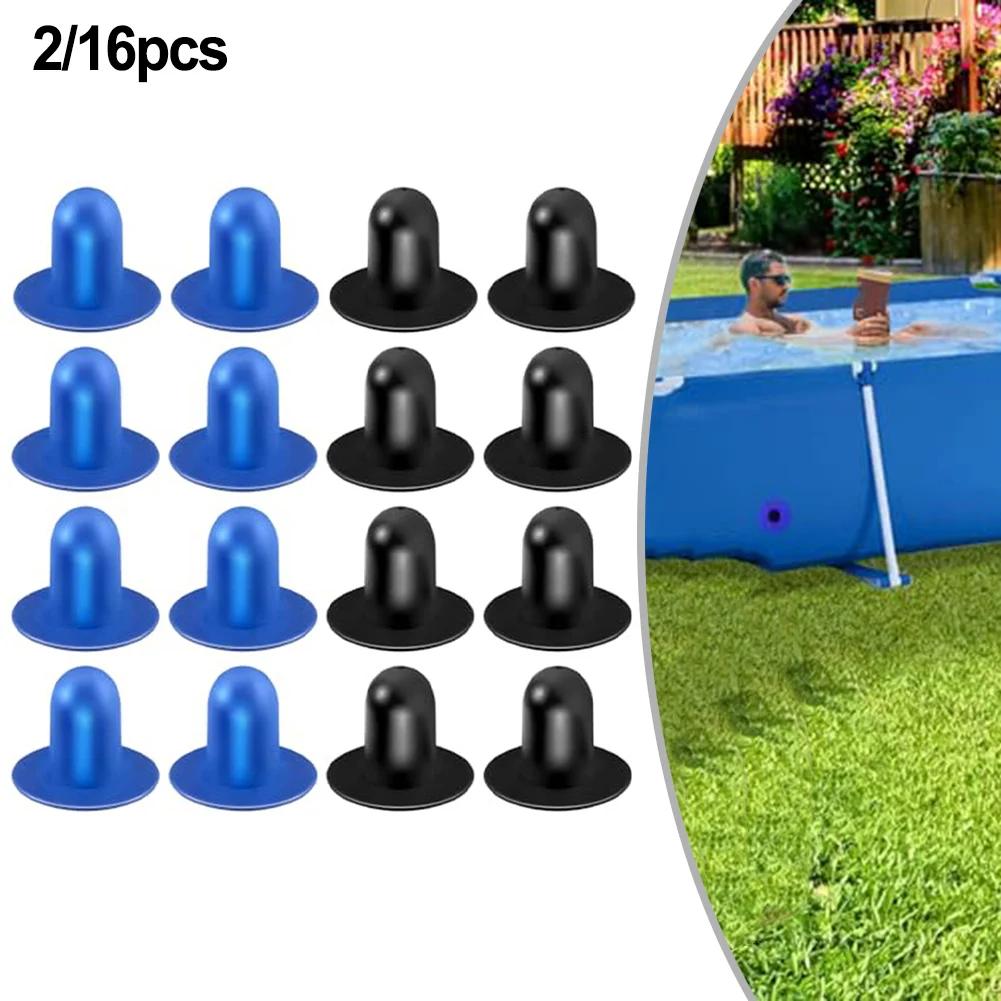 Strainer Hole Cover Set for Intex Pools Replacement Parts To Prevent Water Leakage Available In 2 or 16 Piece Options