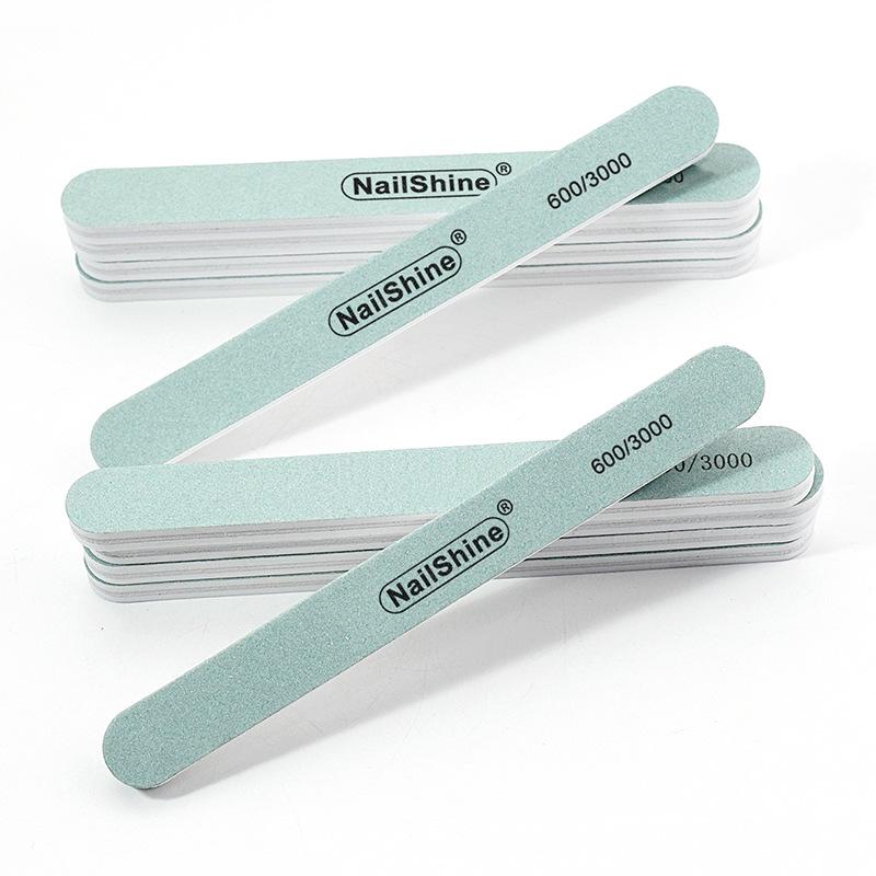 Nail and Silver Polishing Set: Green White Strips for Coarse and Fine Grinding