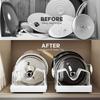 Lid Holder Cookware Storage Rack Space Saving Pull Out Organizer Premium Kitchen Pan Rack  Sink