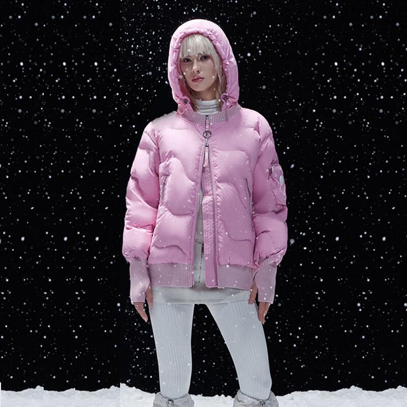 

Jin Yujie Women s Winter Lightweight Hooded Goose Down Jacket S