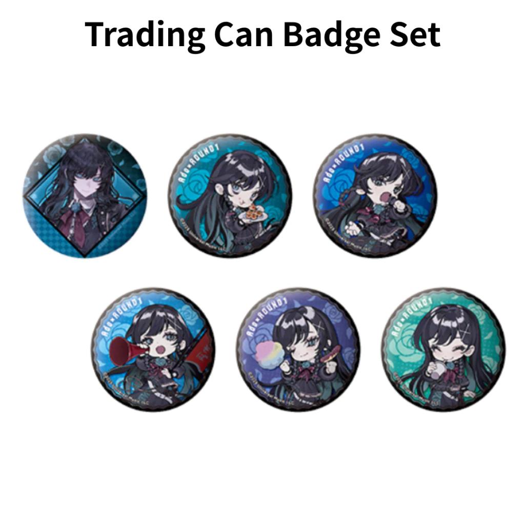 Brand-New Ado × ROUND1 Collaboration Goods Japan Limited – Figure Winter Ver. / Penlight Case (Black, White) / Storage Box (Black, White)