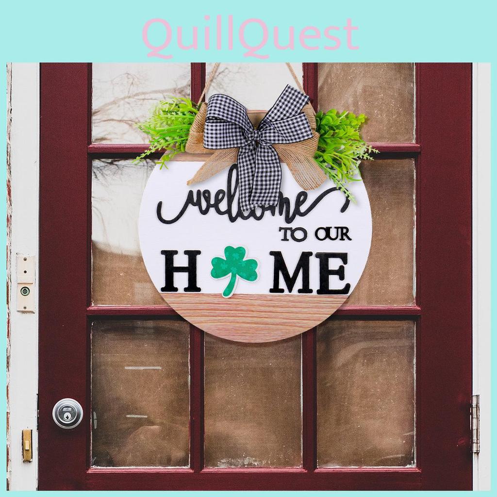 Hanging Sign Welcome Board With Magnetic Wooden Frame For Home And Event Decor
