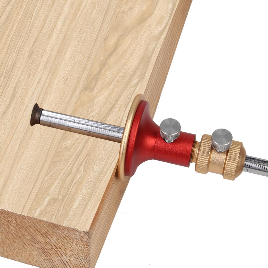 Wheel Marking Gauge with Fine-tuning Woodworking European Style Scriber Carpentry Parallel Line Drawing Mortise Wood Scribe Tool