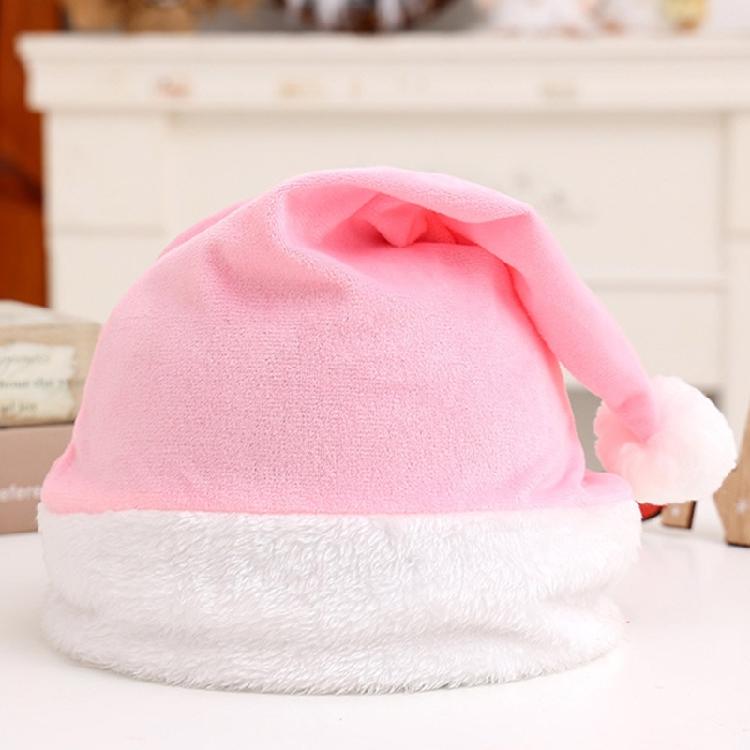 Company Party Gift Hat Soft Santa Hat Festival Party Costume Cap Holiday Decor