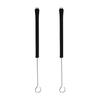 M MBAT TZ-60 Shelf Drum Accessory Kit Shelf Drum Wire Brushes + Nylon Drumsticks + Sticks Black Pouch Percussion Accessories