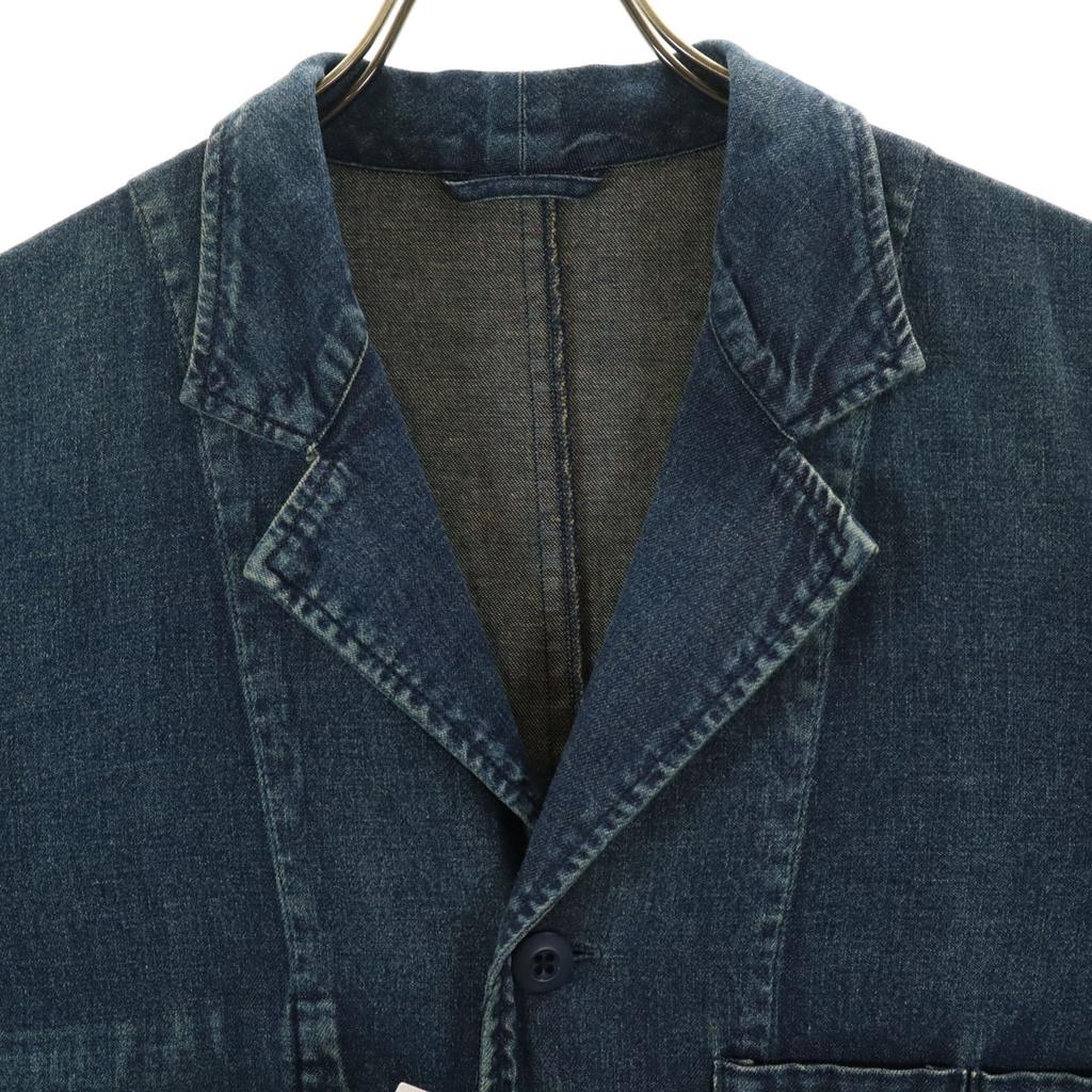 Unused Uniform Experiment Made In Japan Washed Shop Denim Coat 1 8oz Soft Men's Used
