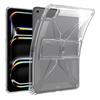 For iPad Air 13 (2025)/(2024) Clear Case Kickstand Shockproof TPU+PC Tablet Cover with Pen Slot