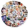 10/30/50pcs Cute Genshin Impact Anime Game Stickers Decals DIY Notebook Guitar Laptop Bike Kawaii Cartoon Sticker Kid Toys Gifts