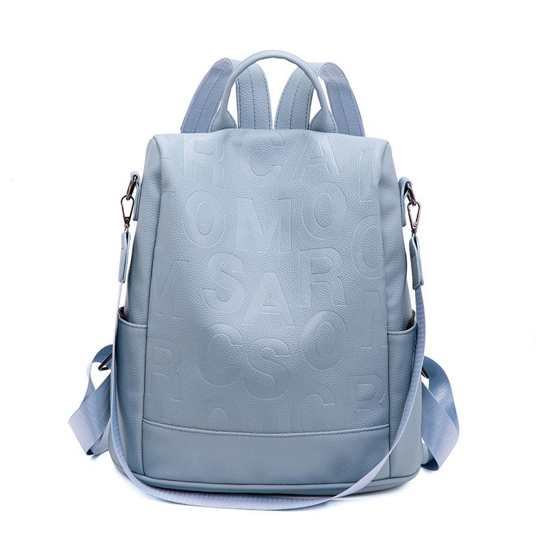 Dual-shoulder Bag, Stylish and Casual, Versatile and Practical, with Decorative Patterns, Large Capacity, Suitable for Travel.