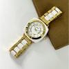 Retro Wine Barrel Simple White Commuter Women'S Watch Niche High Sense Amber Business Style Quartz Watch