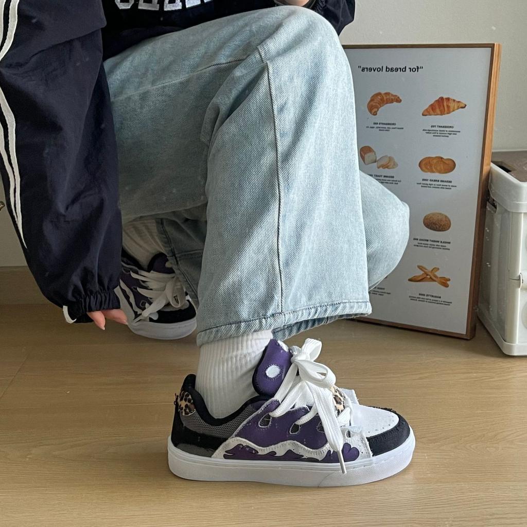 Herbst ins Hong Kong Stil Paar lässige Segeltuchschuhe schick Nische Student atmungsaktive Sneaker