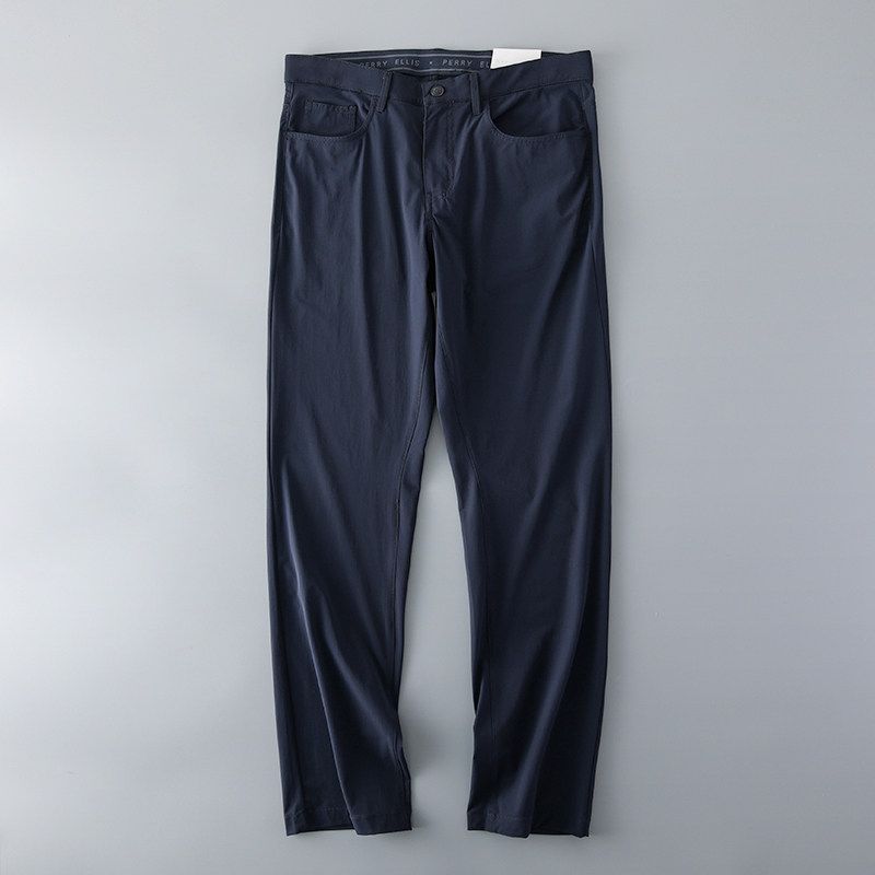 

Мужские походные повседневные брюки из ледяного шелка для лета Navy blue eur38