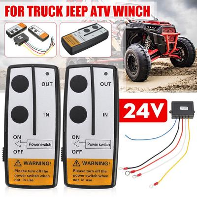 24V Electric Winch Wireless Remote Control System for Truck Jeep ATV Winch