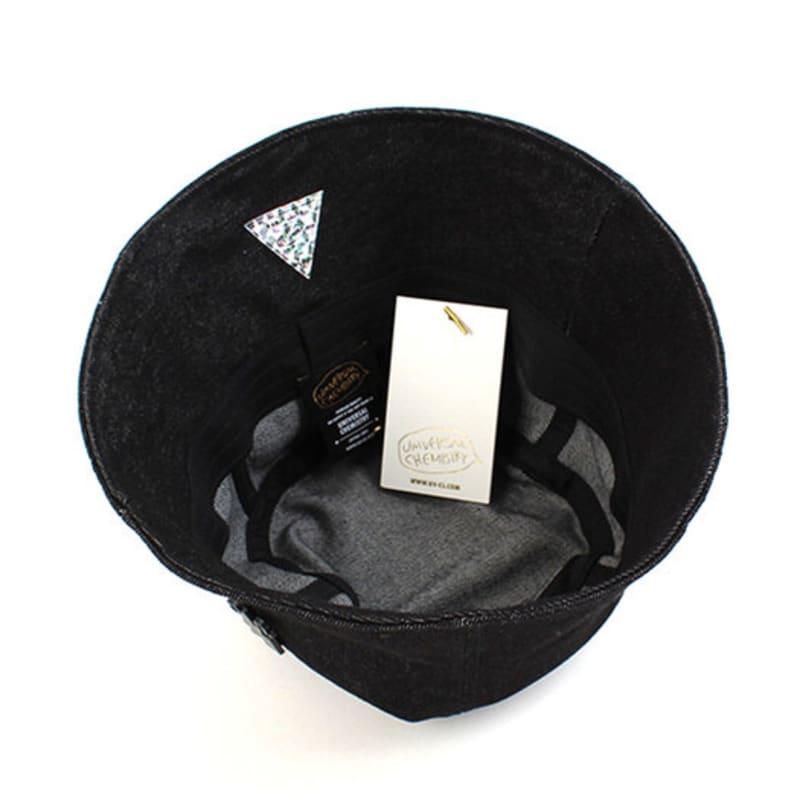 Universal Chemistry Belted Black Denim Bucket Hat