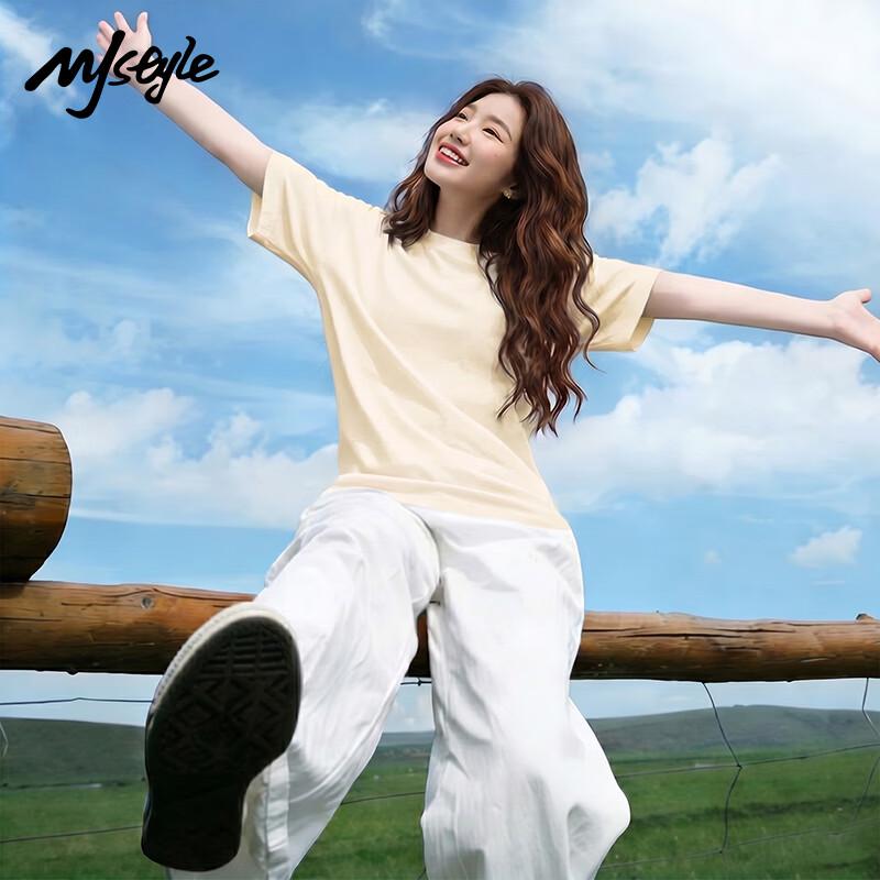 MJ Style Women's Oversized Cotton Tunic T-Shirt