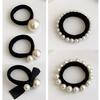 Pack Of 5 Elastic Hair Tie Set With Artificial Pearl Design For Women Girl NonSlip Hairband Hair Rope for Everyday Wear
