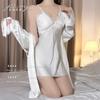 1011 French Summer Nightdress New Pure Desire Wind Sexy Pure Desire Suspender Lace Pajamas Loungewear Chest Pad Set