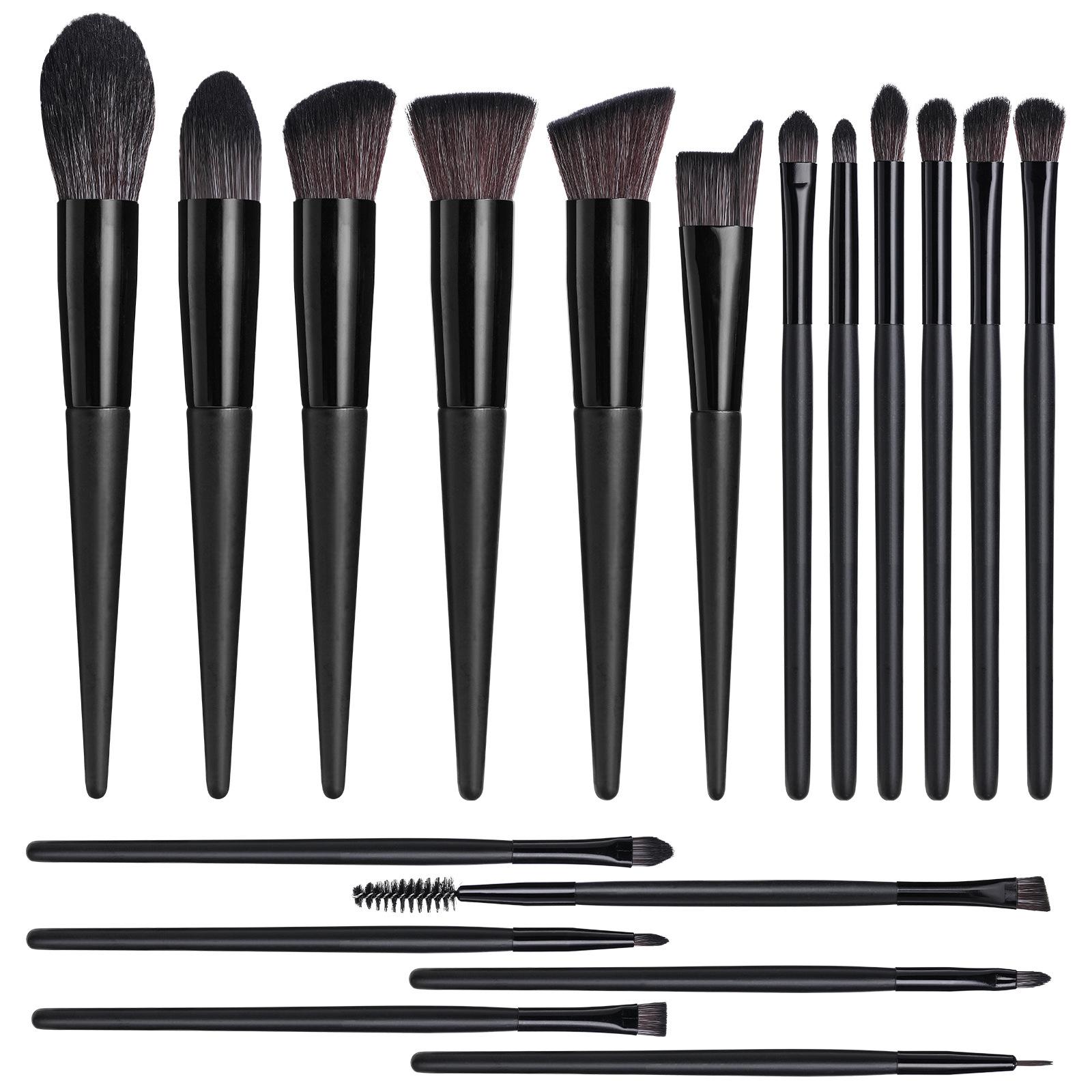 

18-Piece Champagne Gold Makeup Brush Set