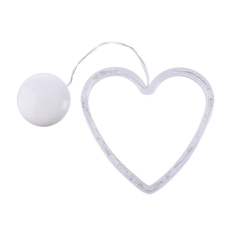 LED Christmas Window Suction Cup String Lights with Tree, Santa, Snowman, and Stars