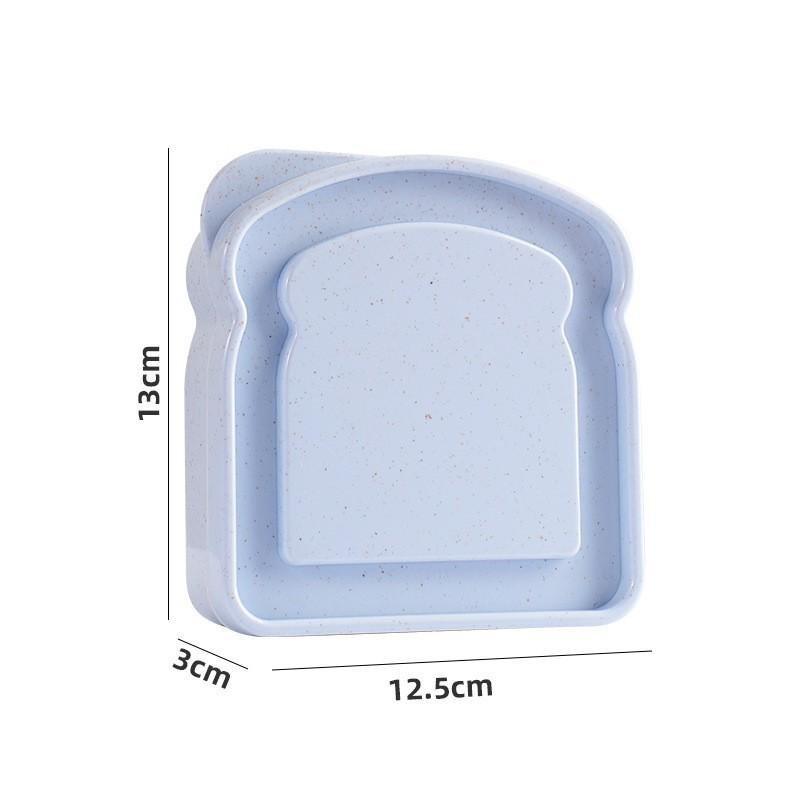 

Ланч-бокс для студента и офисного работника: Портативный контейнер для хранения тостов синий