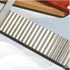 Crinkle Cutter For Veggies Stainless Steel Wavy Fry Cutter Wooden Handle Kitchen Slicer French Chopping Cutting Tool For