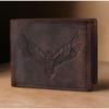 Zeus Vintage Leather Bi-Fold Wallet for Men, 6 Card Slot