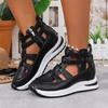 New Style of Women's Casual Shoes Thick-soled Hollowed-out Casual Beach Sandals