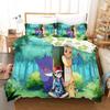 Bedding Set Anime Cartoon 3Dpokemonzd Children Bedroom Quilt Cover Boy Girl Bedclothes Single Double King Duvet Cover Gift
