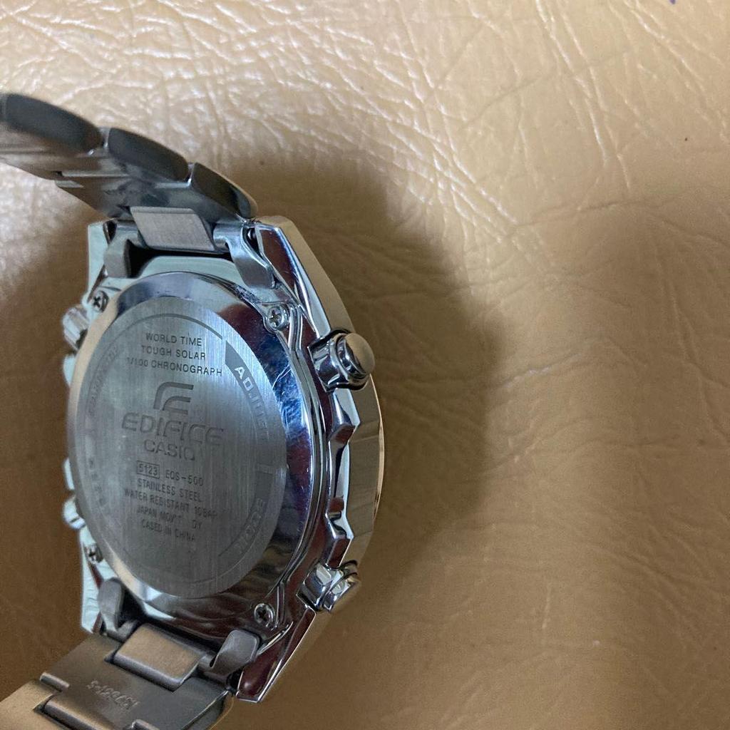 Used Price Reduction In Progress! CASIO EDIFICE World Time Tough Solar - Working Item
