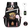 Kapibara fun peripheral printing new schoolbag cute cartoon primary and secondary school students spine backpack